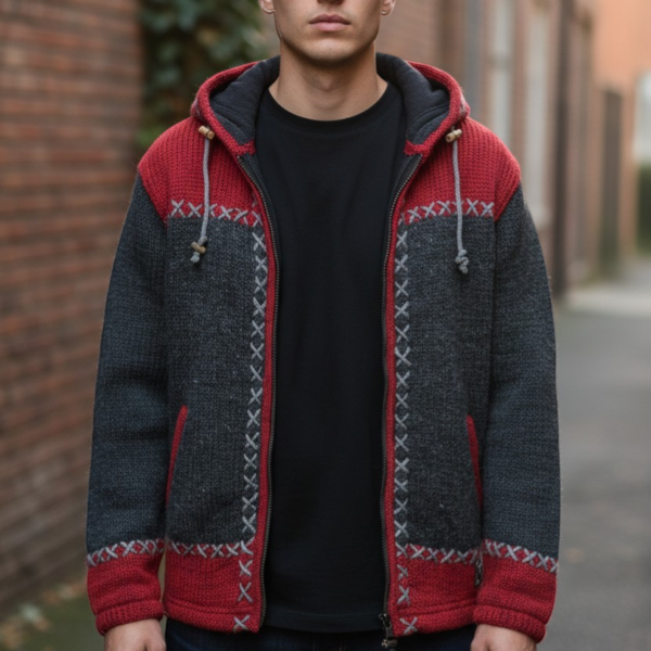 THC Schafwoll Strickjacke 512 KI-Generiert Model 1 THC Schafwoll Strickjacke 512 KI-Generiert Model 1