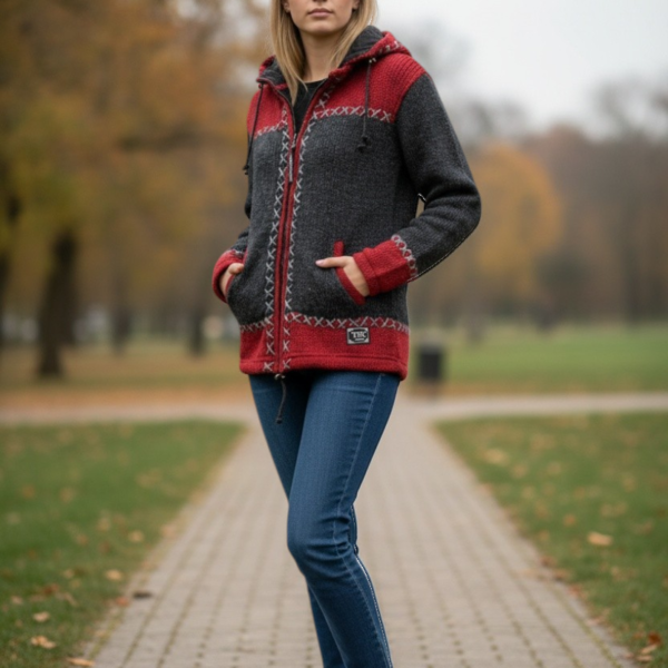 THC Schafwoll Strickjacke 512 KI-Generiert Model 2 THC Schafwoll Strickjacke 512 KI-Generiert Model 2