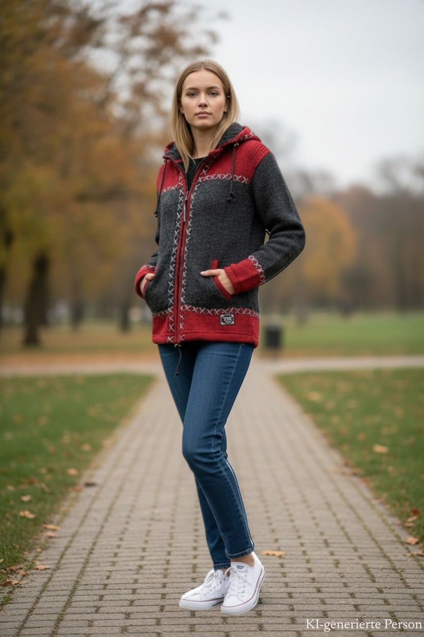 THC Schafwoll Strickjacke 512 KI-Generiert Model 2 THC Schafwoll Strickjacke 512 KI-Generiert Model 2