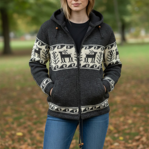 THC Schafwoll Strickjacke 606 KI-Generiert Model 1 THC Schafwoll Strickjacke 606 KI-Generiert Model 1