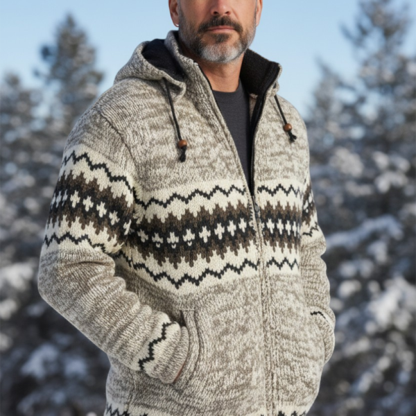 THC Schafwoll Strickjacke 608 KI-Generiert Model 2 THC Schafwoll Strickjacke 608 KI-Generiert Model 2