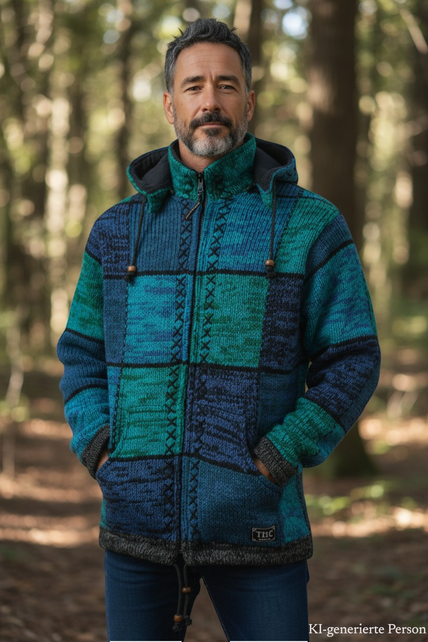 THC Schafwoll Strickjacke 806 KI-Generiert Model 1 THC Schafwoll Strickjacke 806 KI-Generiert Model 1