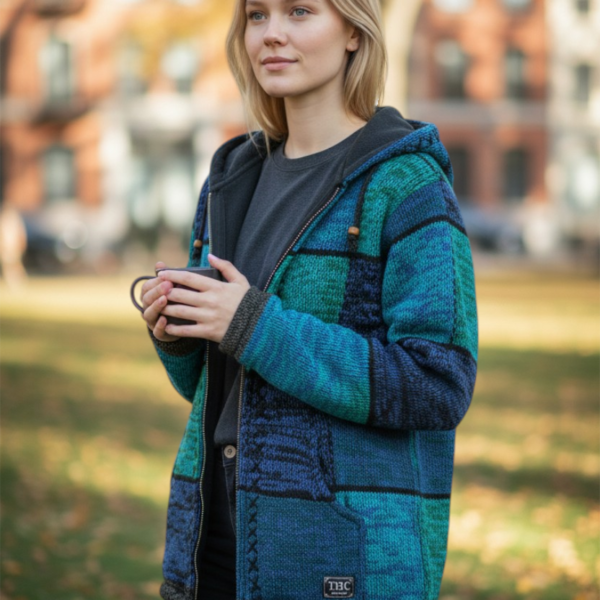 THC Schafwoll Strickjacke 806 KI-Generiert Model 2 THC Schafwoll Strickjacke 806 KI-Generiert Model 2