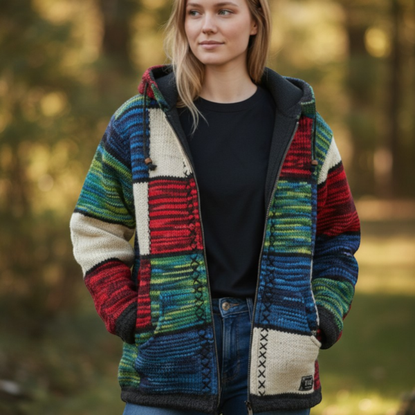 THC Schafwoll Strickjacke 803 KI-Generiert Model 1 THC Schafwoll Strickjacke 803 KI-Generiert Model 1