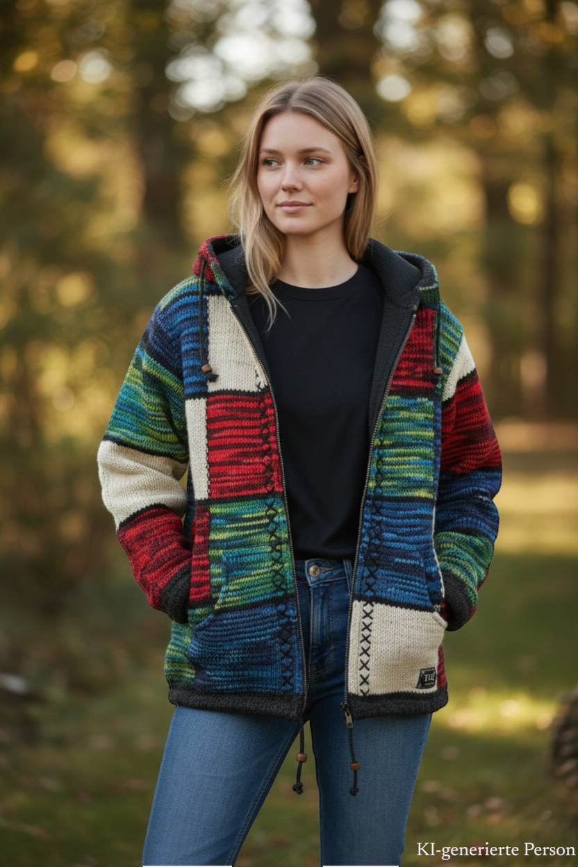 THC Schafwoll Strickjacke 803 KI-Generiert Model 1 THC Schafwoll Strickjacke 803 KI-Generiert Model 1