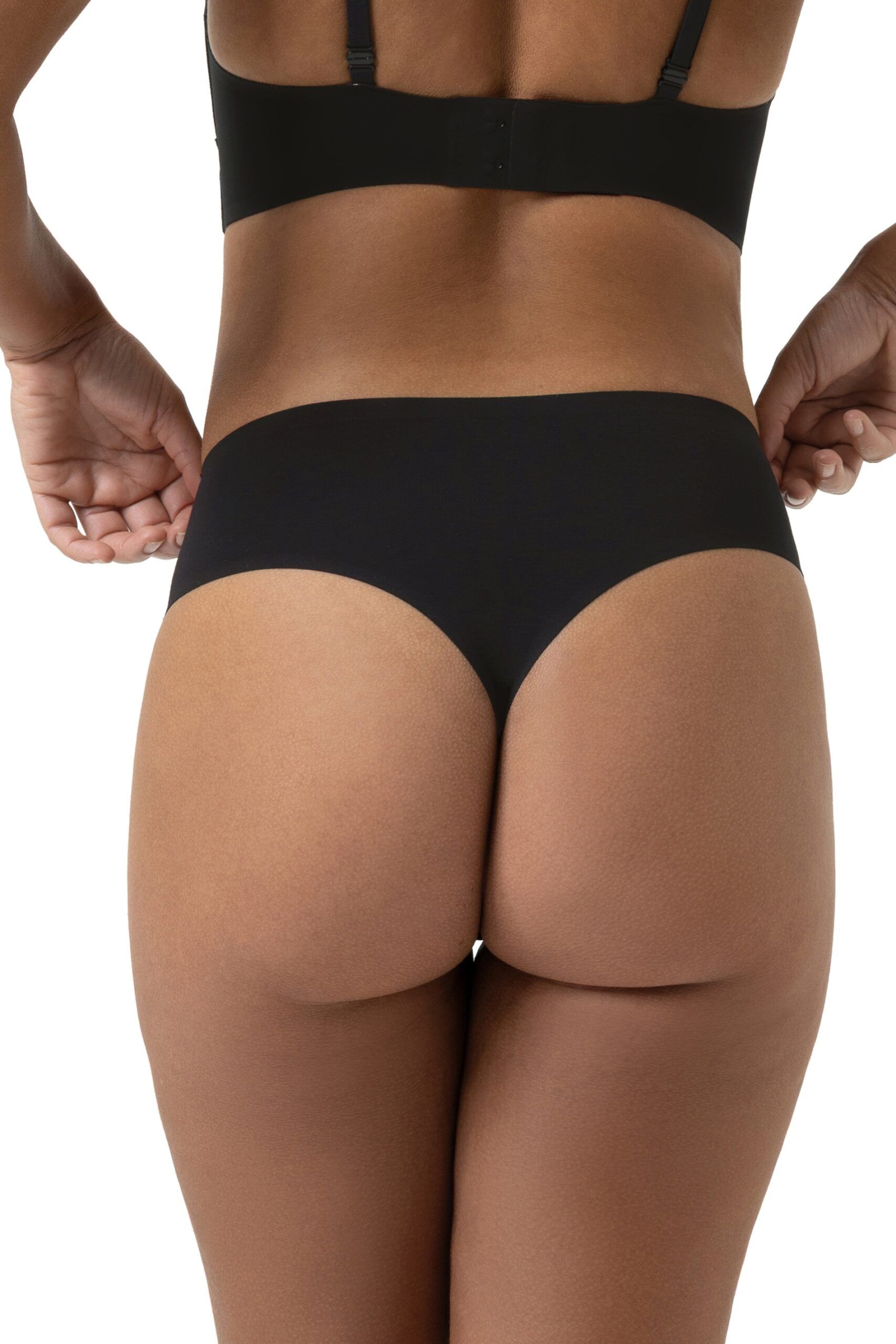 Mey String Invisibles 1120055 Schwarz hinten