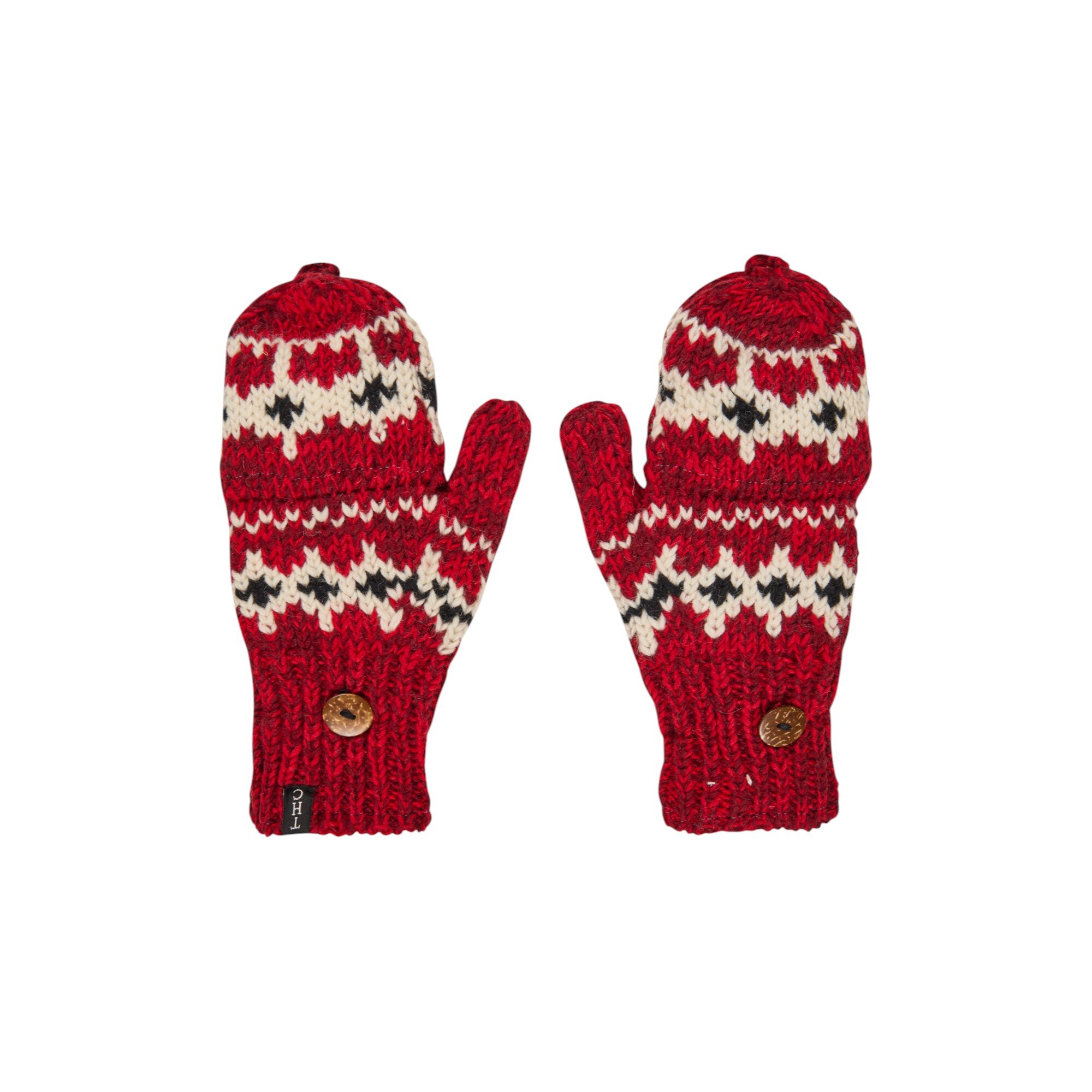 THC Klapphandschuhe 601 Norweger rot