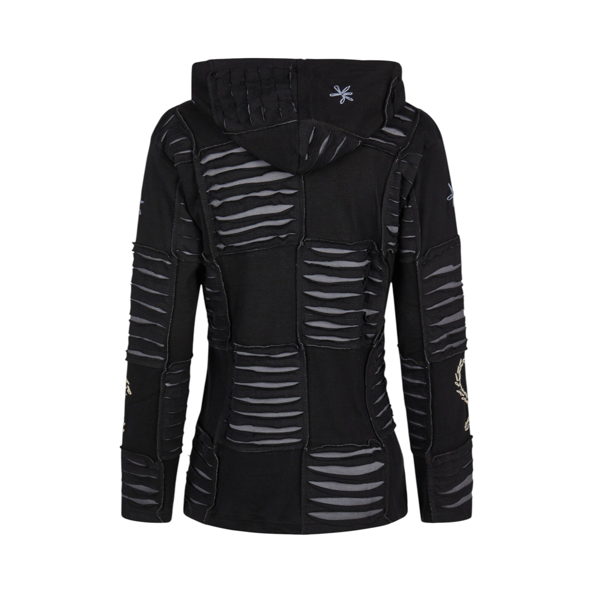 Baumwoll Patch Jacke schwarz 3