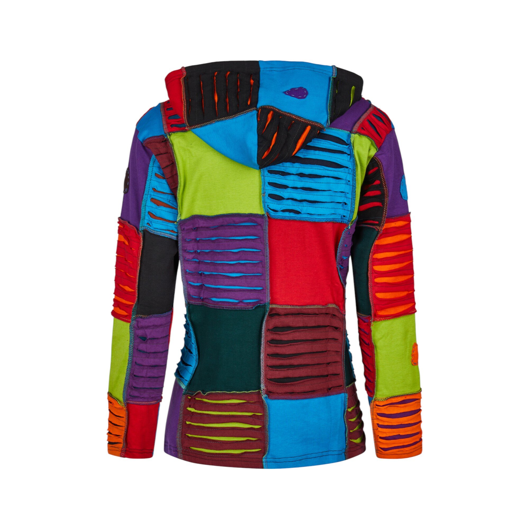 Baumwoll Patch Jacke bunt 3