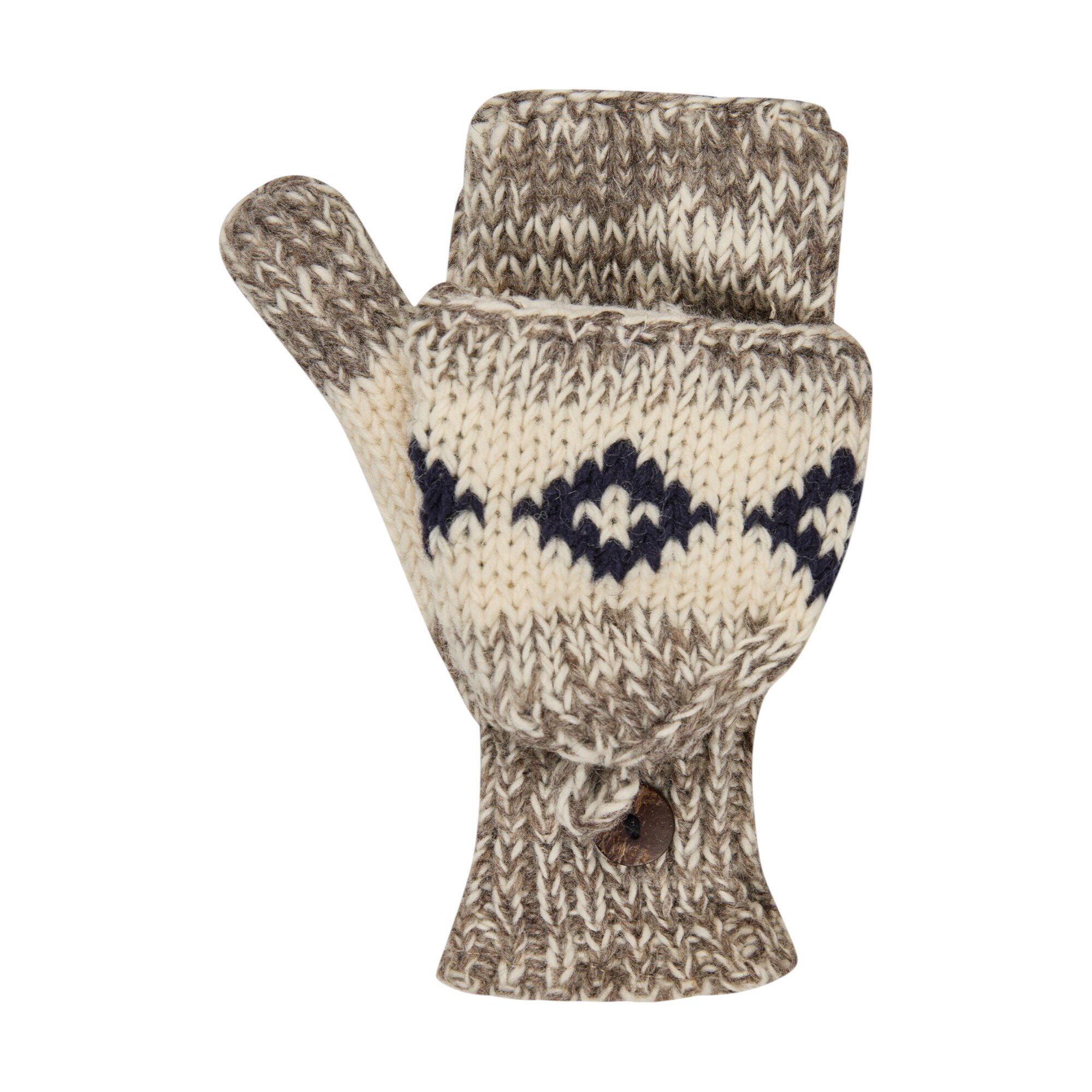 THC Klapphandschuhe 609 Norweger grau 3