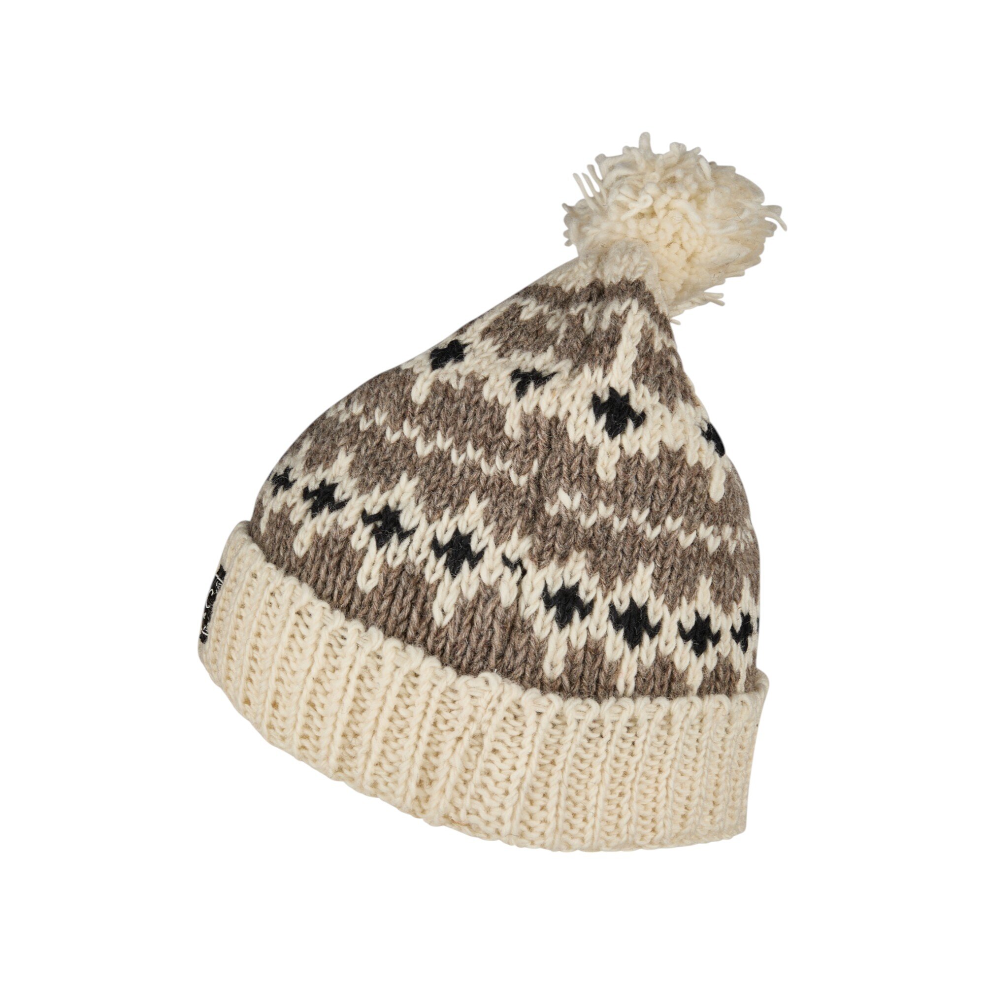 pudelm507_2|THCPudelmütze507 THC Schafwoll Pudelmütze 507 2