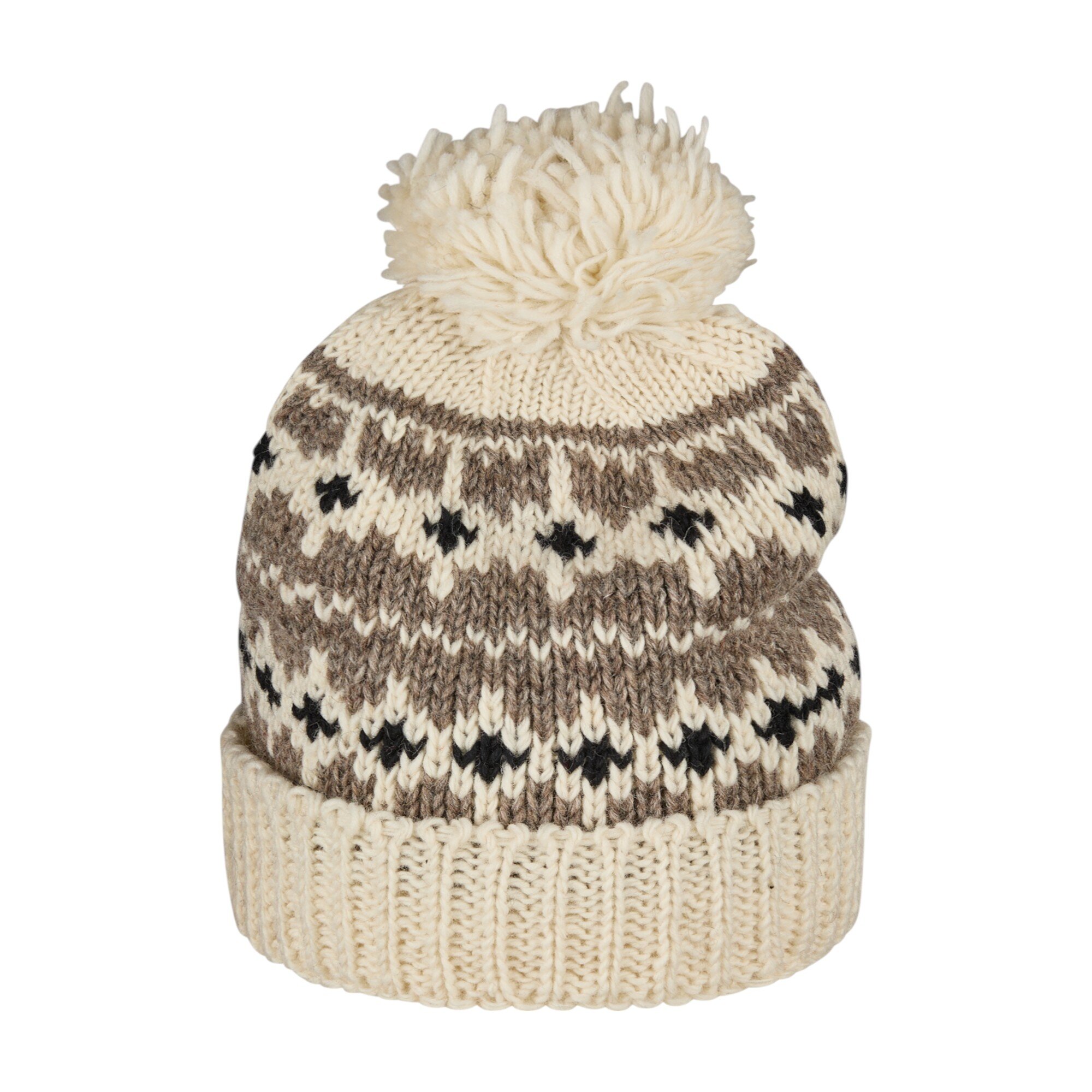 pudelm507_3|THCPudelmütze507 THC Schafwoll Pudelmütze 507 3