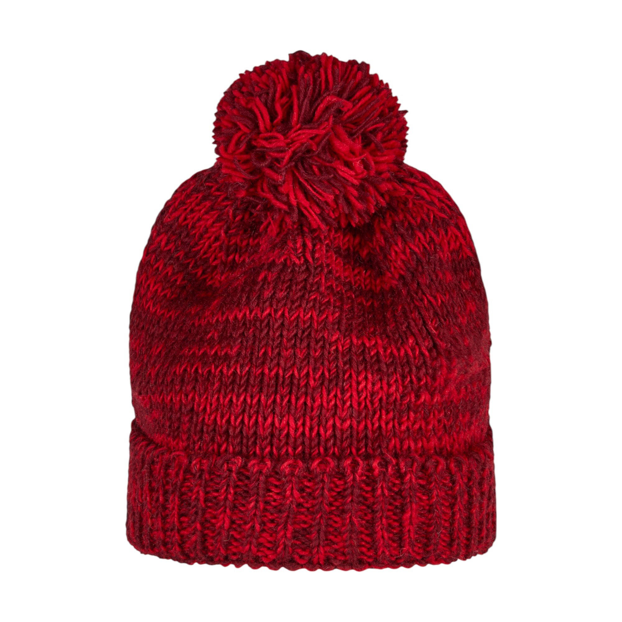 pudelm715_3|THCPudelmütze715 THC Schafwoll Pudelmütze 715 rot 3