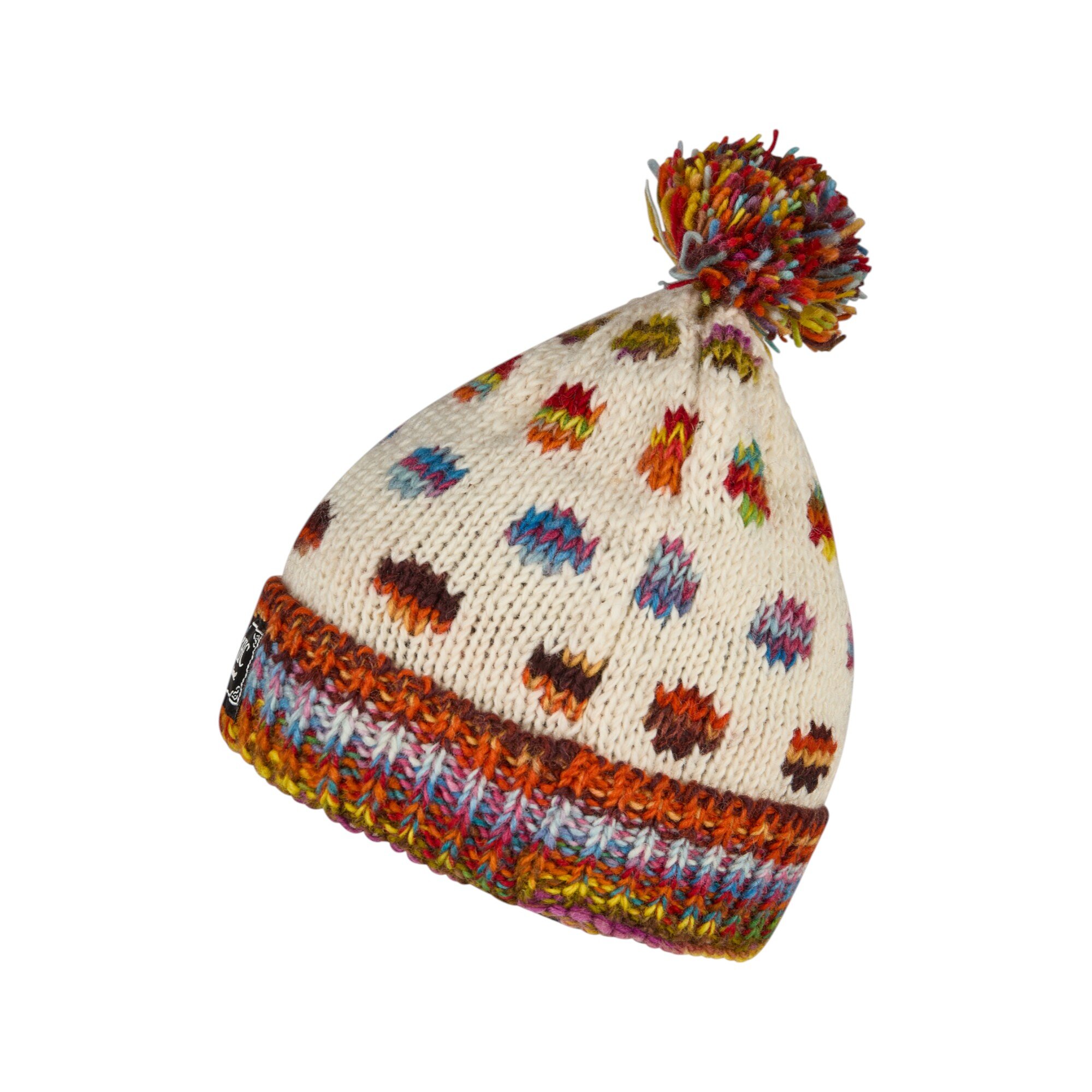 THC Schafwoll Pudelmütze 840 gepunktet 2