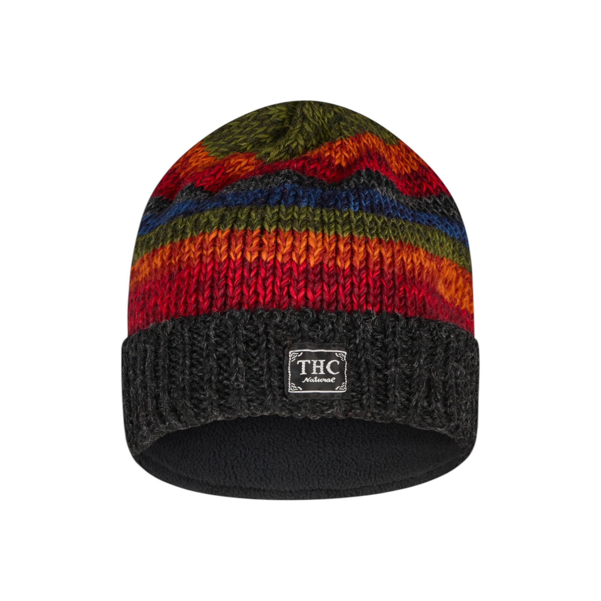 THC Schafwoll Rollcap 814 bunt