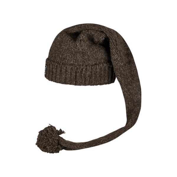 THC Schafwoll Zipfelmütze 506 braun 2