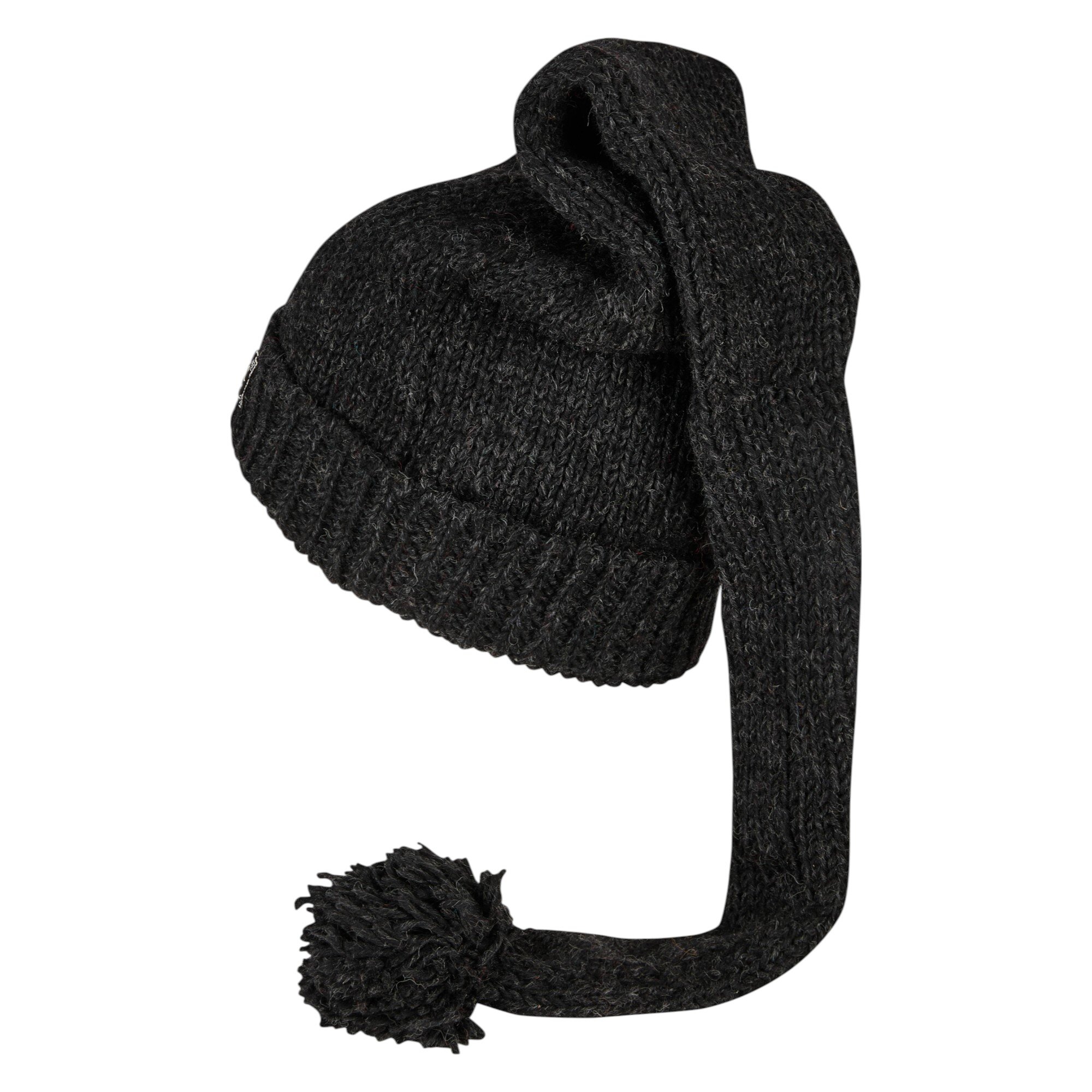 zipfelm509_2|THCZipfelmütze509 THC Schafwoll Zipfelmütze 509 anthrazit 2