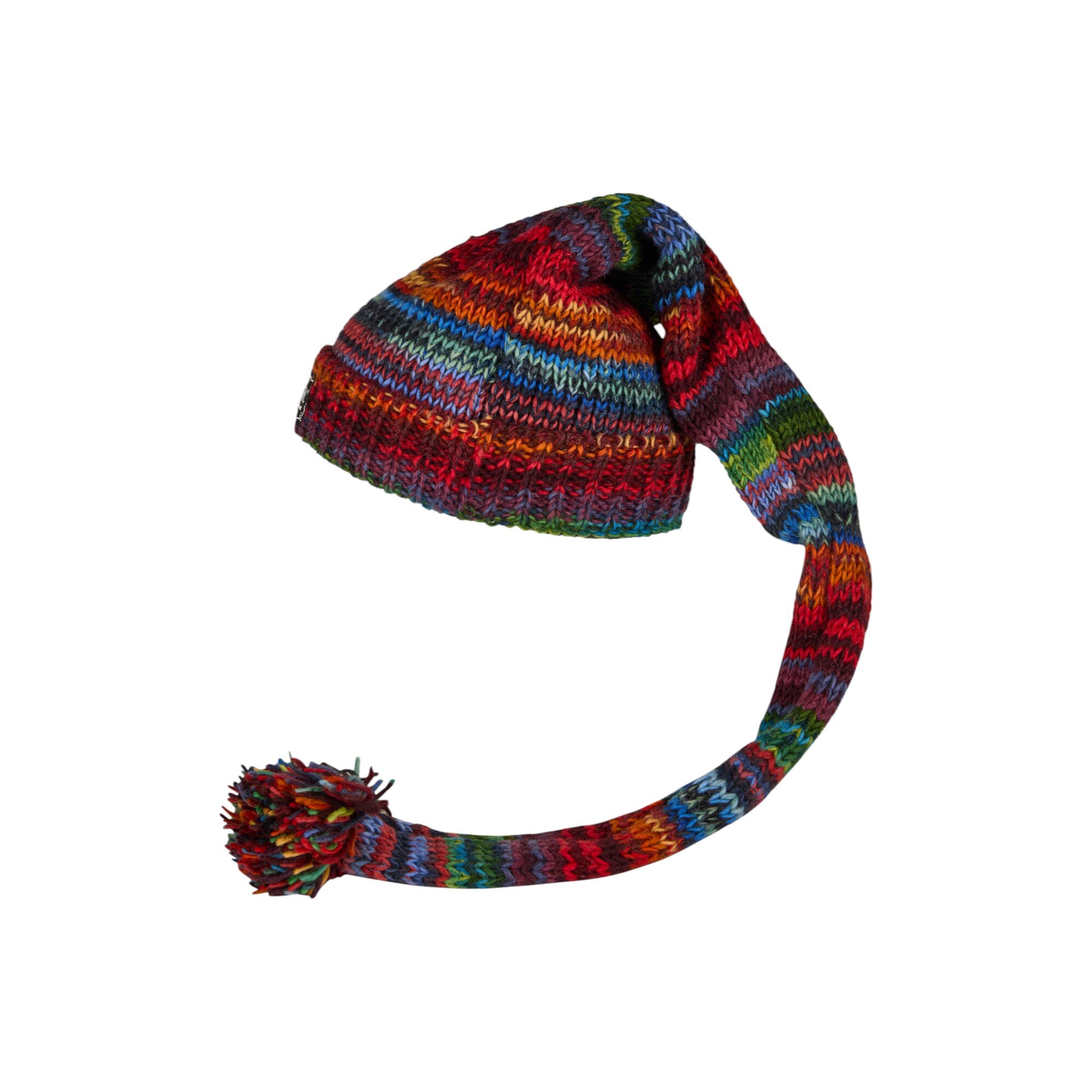 THC Schafwoll Zipfelmütze 727 bunt 2