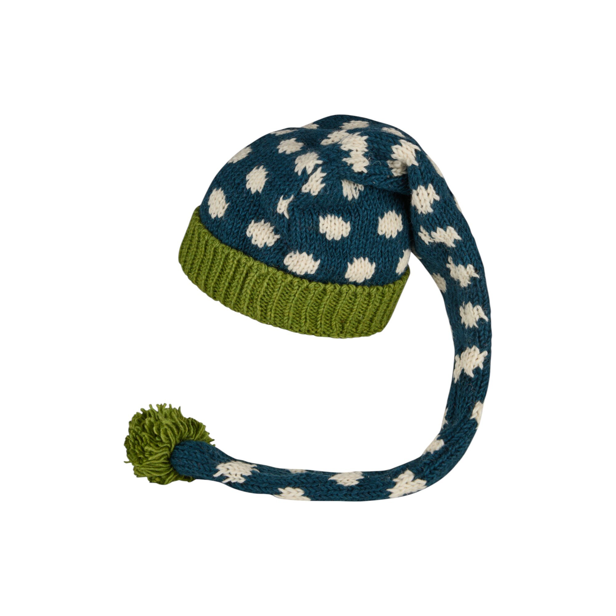 THC Schafwoll Zipfelmütze 842 gepunktet 2