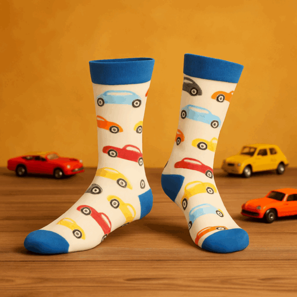 Abgestrumpft Socken Auto 4