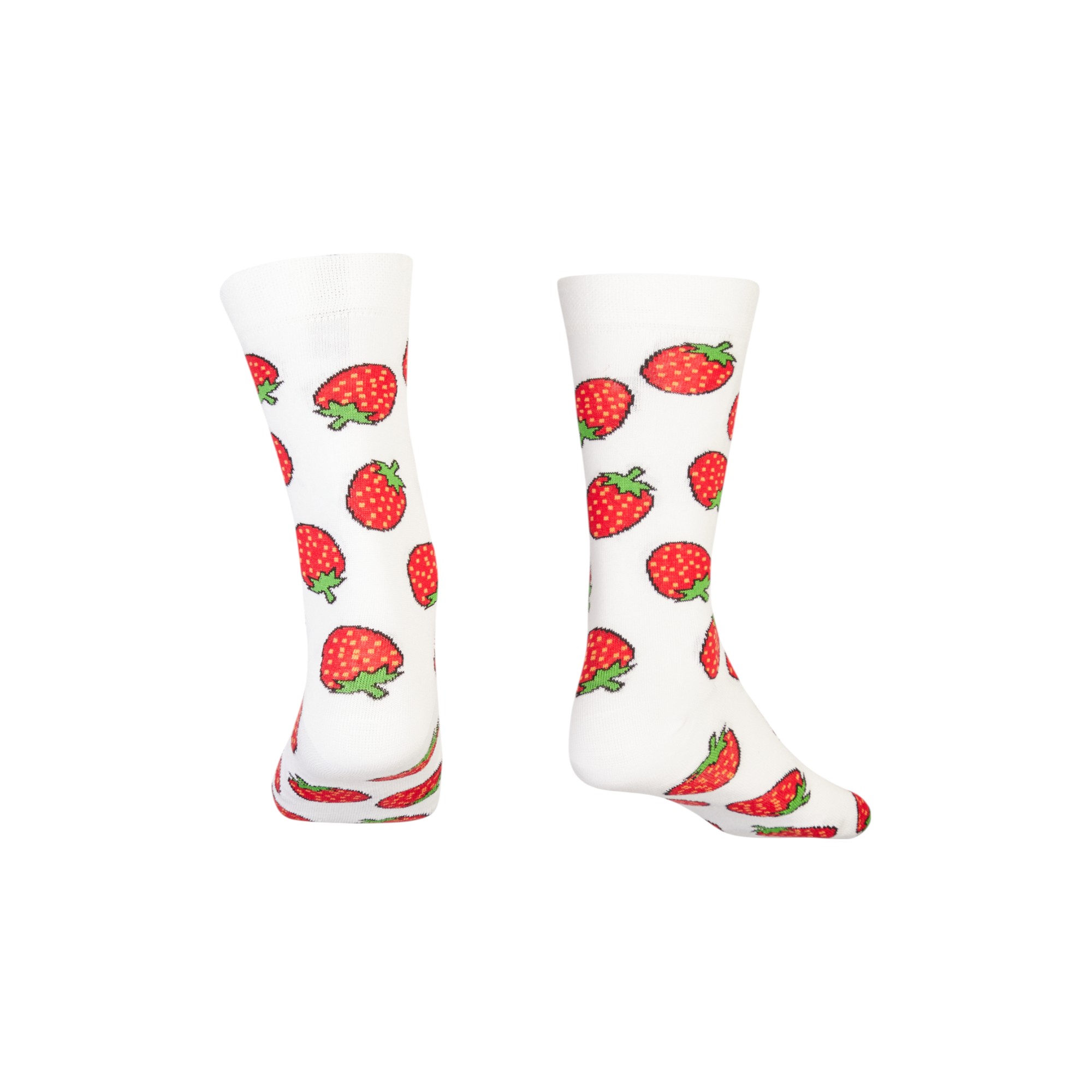 Abgestrumpft Socken Erdbeere 2