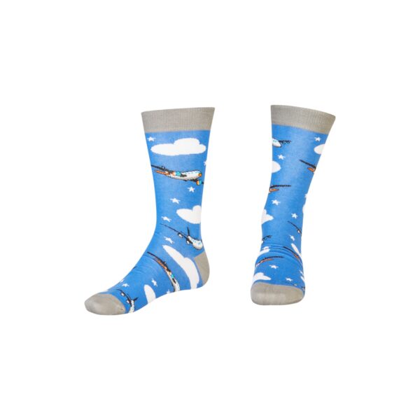 AbgeStrumpft Flugzeug Socken