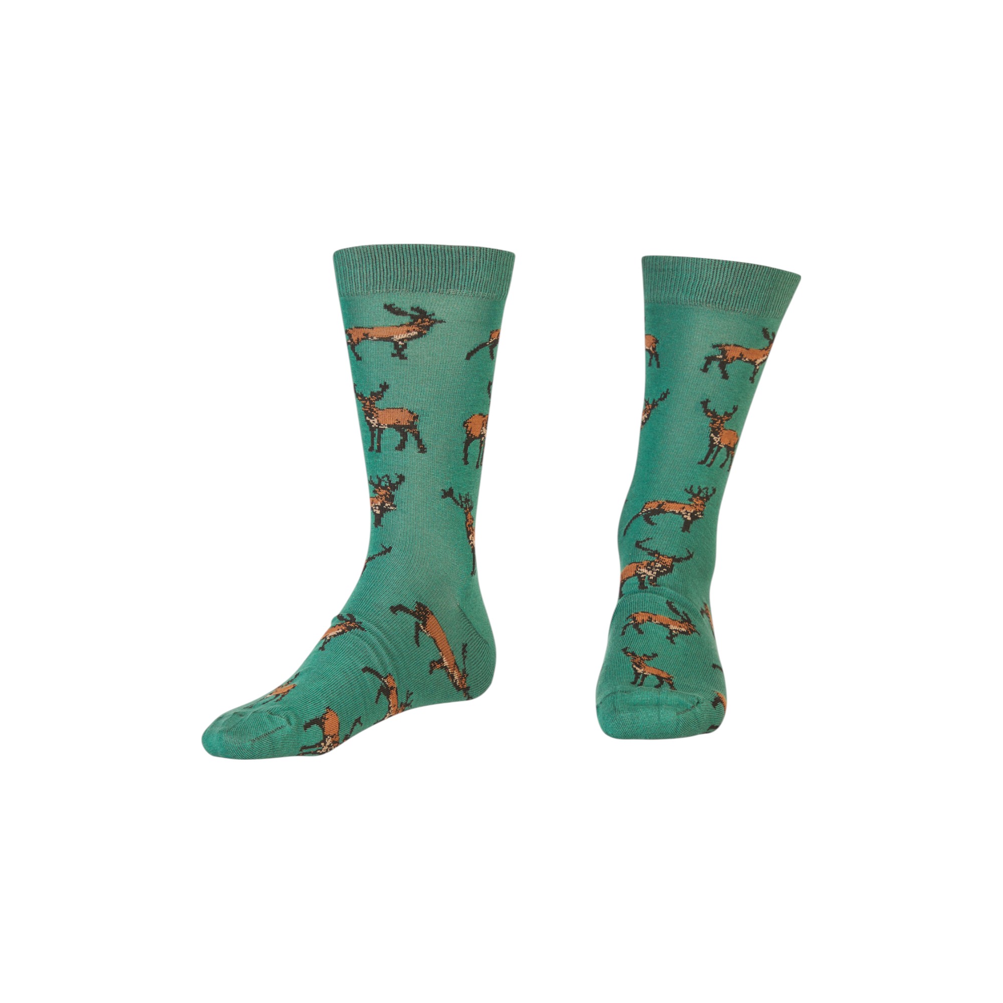 AbgeStrumpft Hirsch Socken
