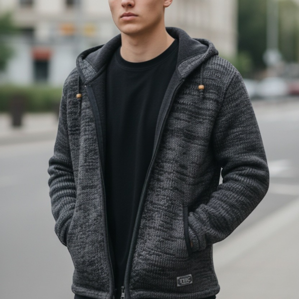 THC Schafwoll Strickjacke 851 KI-Generiert Model 1 THC Schafwoll Strickjacke 851 KI-Generiert Model 1