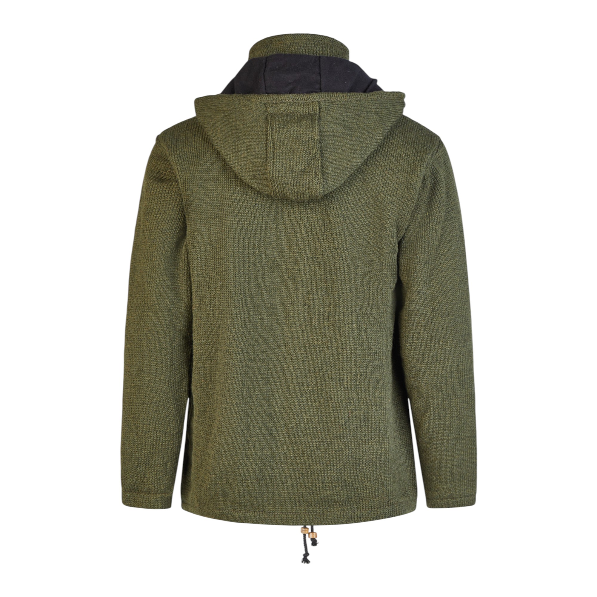 THC Schafwollstrickjacke Baumwollfutter 857 grün 3