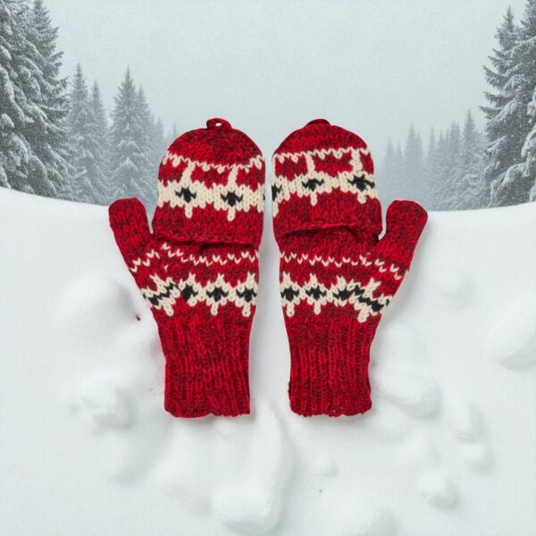 THC Klapphandschuhe 601 Norweger rot 5