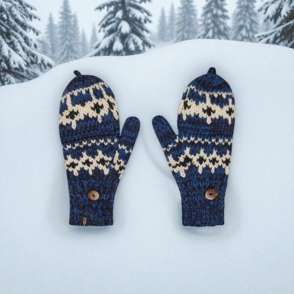 THC Klapphandschuhe 605 Norweger blau 4