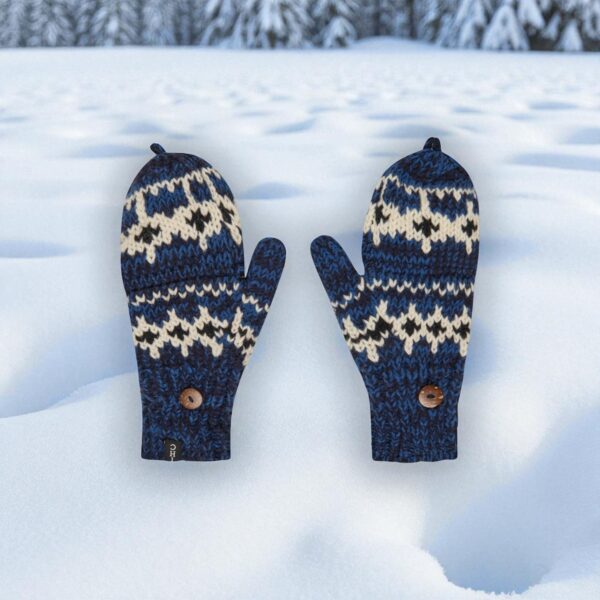 THC Klapphandschuhe 605 Norweger blau 5