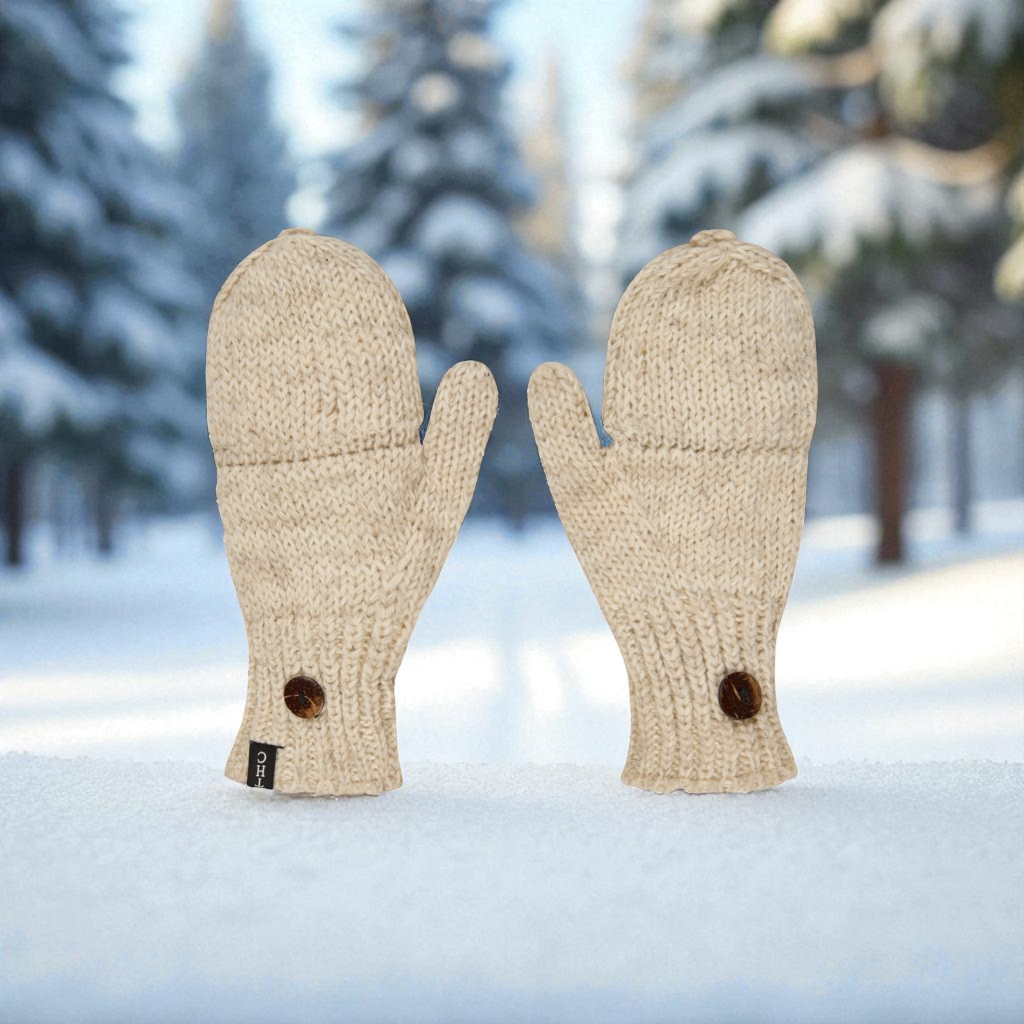 THC Klapphandschuhe 713 weiß 5