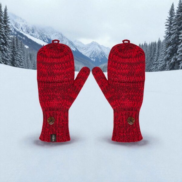 THC Klapphandschuhe 715 rot 5