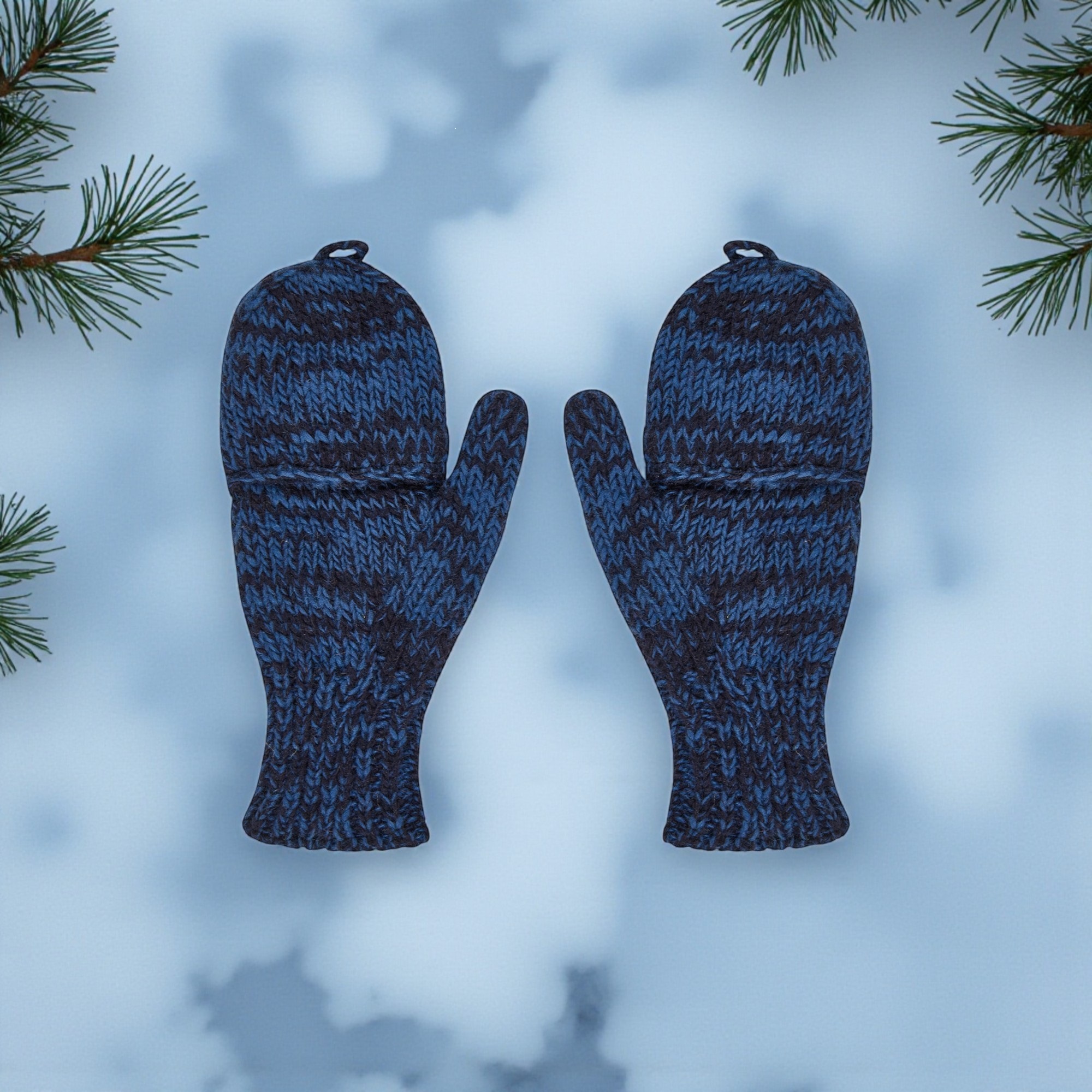 THC Klapphandschuhe 716 blau 4