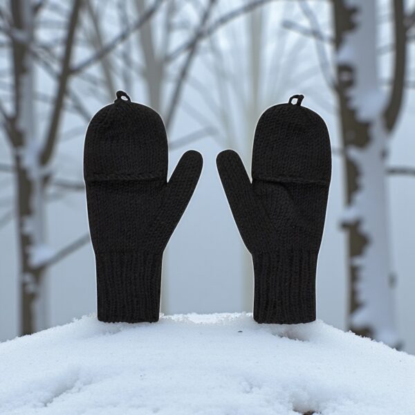 THC Klapphandschuhe 721 schwarz 4