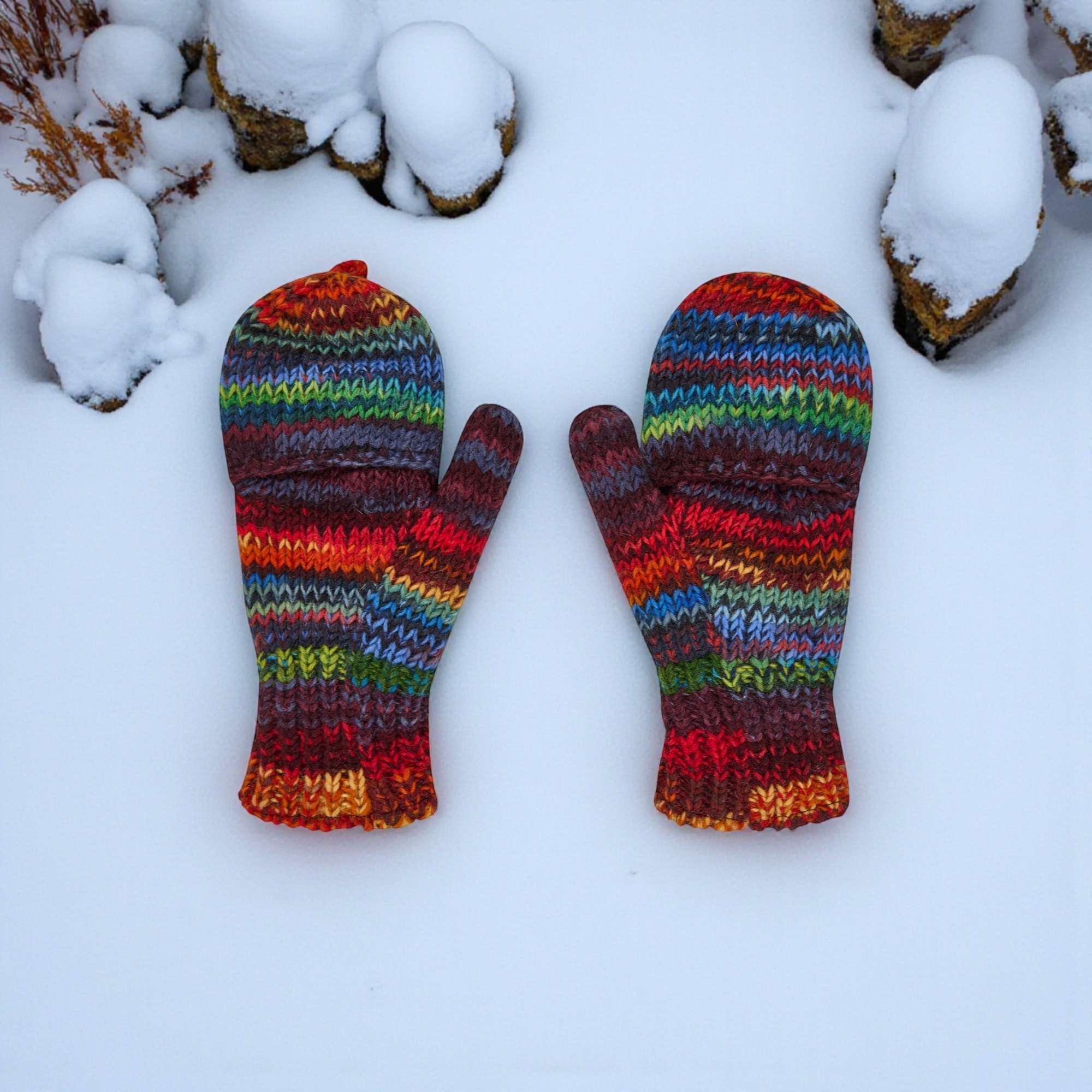 THC Klapphandschuhe 727 bunt 4