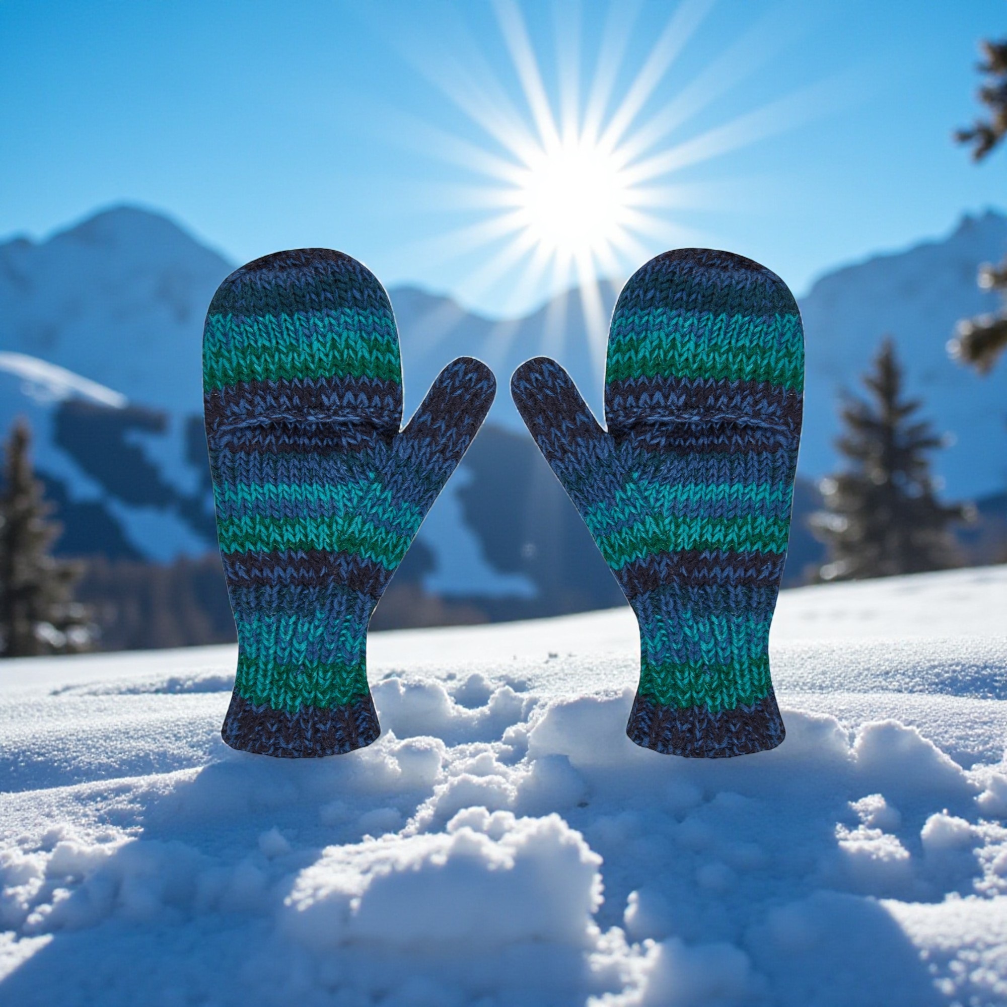 THC Klapphandschuhe 806 blau 5