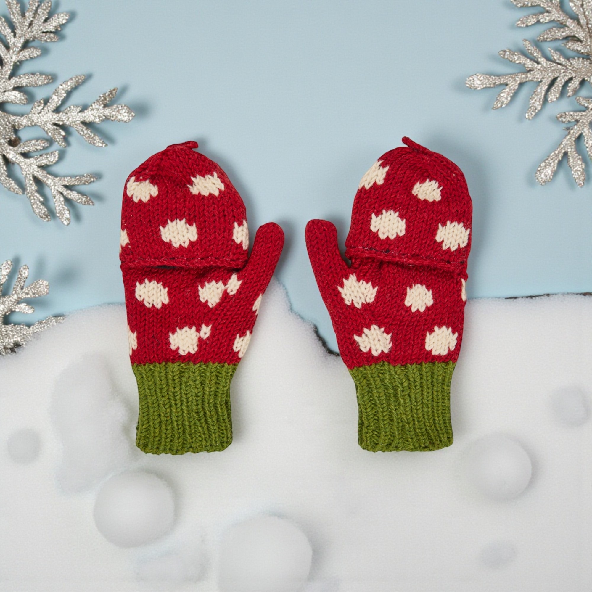 THC Klapphandschuhe 841 gepunktet 4 THC Klapphandschuhe 841 gepunktet 4