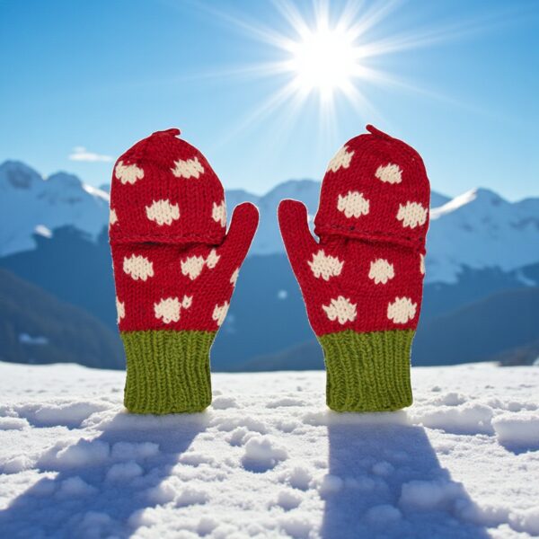 THC Klapphandschuhe 841 gepunktet 5 THC Klapphandschuhe 841 gepunktet 5