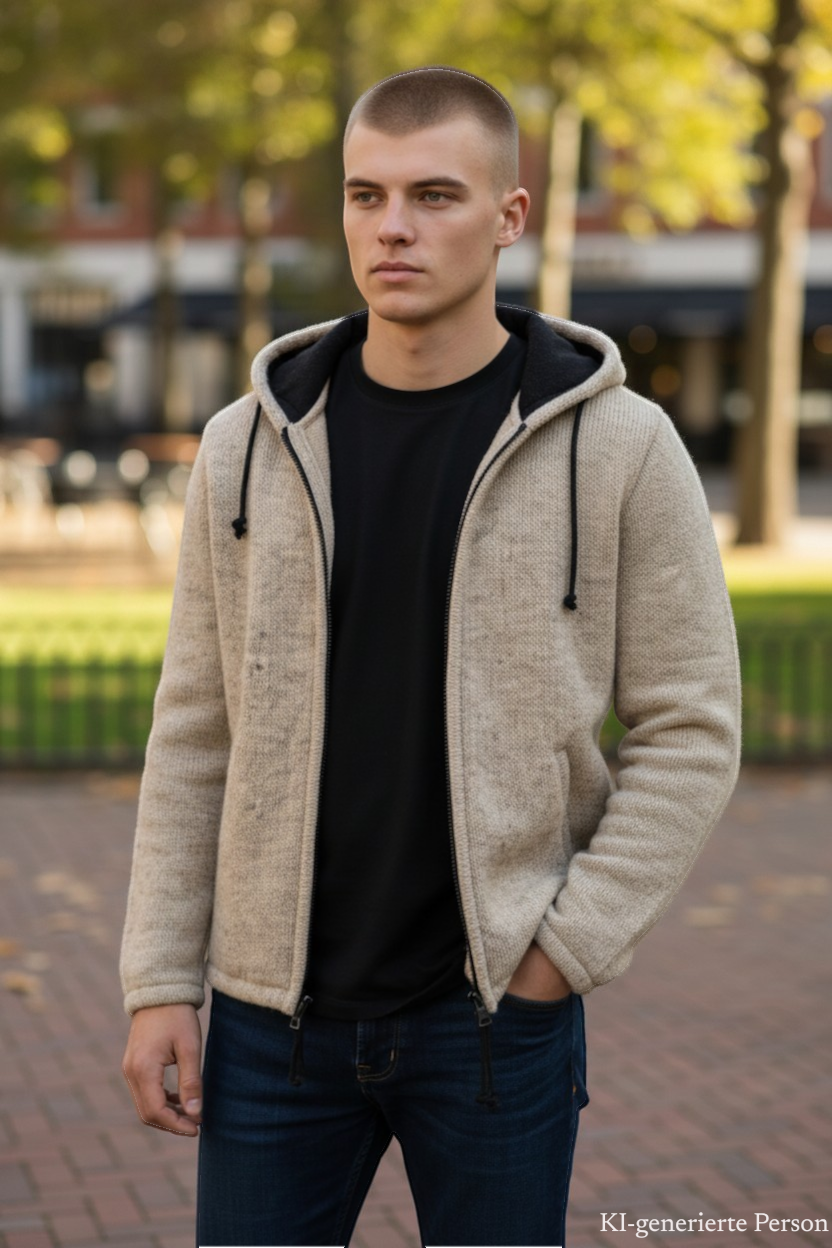 THC Schafwoll Strickjacke 853 KI-Generiert Model 1 THC Schafwoll Strickjacke 853 KI-Generiert Model 1