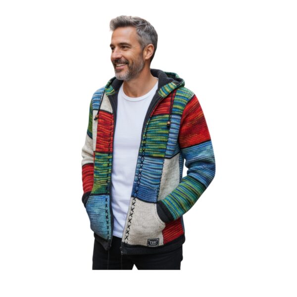 THC Strickjacke 803 Quadrate 7