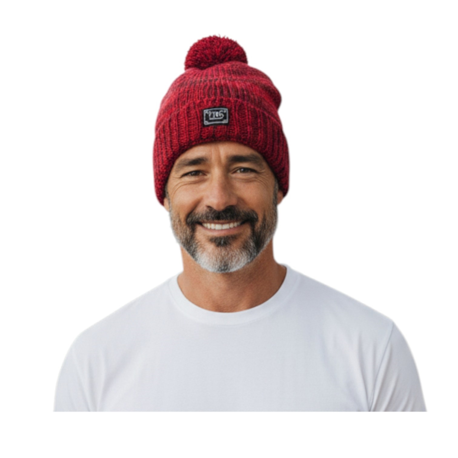 THC Schafwoll Pudelmütze 715 rot 4 THC Schafwoll Pudelmütze 715 rot 4