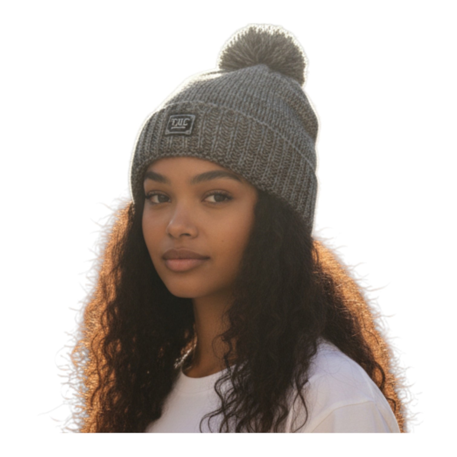 THC Schafwoll Pudelmütze 725 grau 5