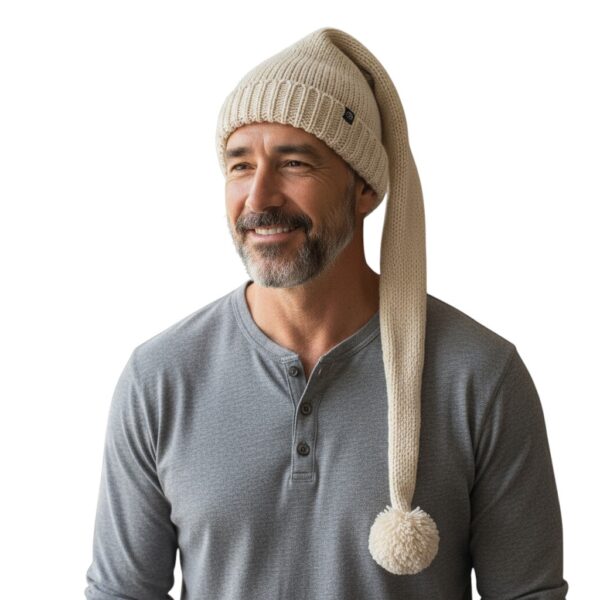 THC Schafwoll Zipfelmütze 713 weiß 4