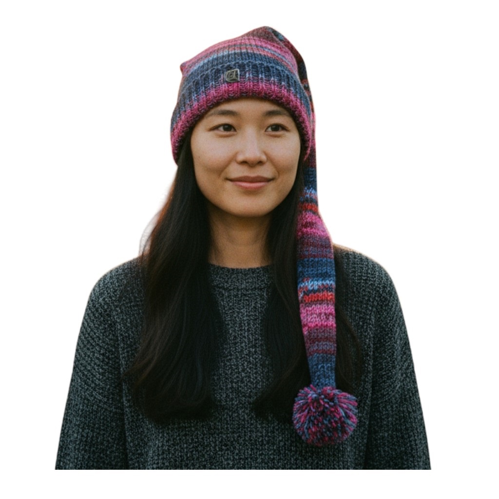 THC Schafwoll Zipfelmütze 805 lila 5 THC Schafwoll Zipfelmütze 805 lila 5