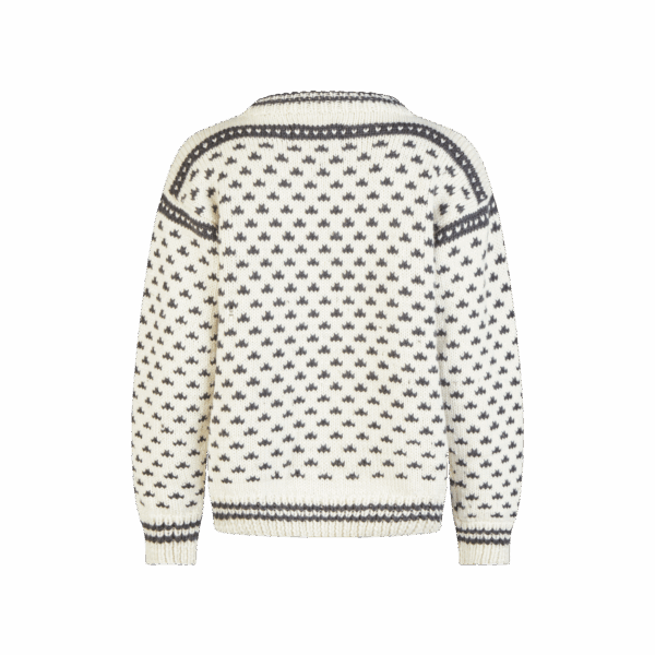 THC Schafwoll Strickpullover weiß 130 3