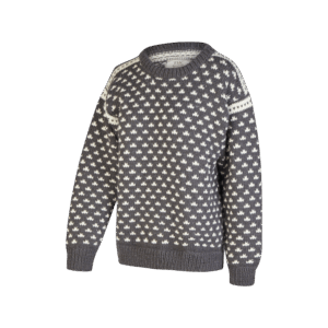 THC Schafwoll Strickpullover anthrazit 131 2