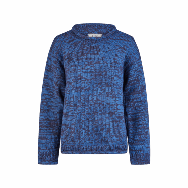THC Schafwoll Strickpullover blau 716 1 THC Schafwoll Strickpullover blau 716 1