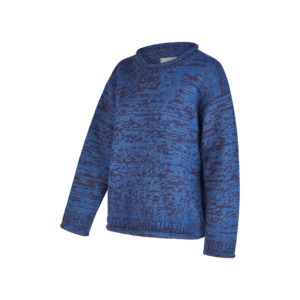 THC Schafwoll Strickpullover blau 716 2